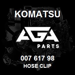 007 617 98 Komatsu Hose clip | AGA Parts