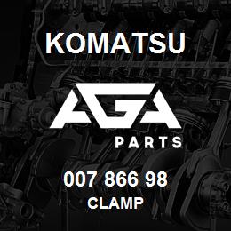 007 866 98 Komatsu Clamp | AGA Parts