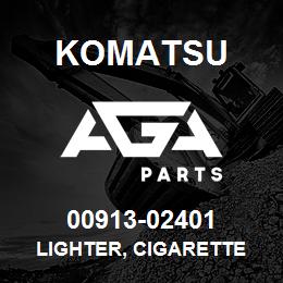 00913-02401 Komatsu LIGHTER, CIGARETTE | AGA Parts