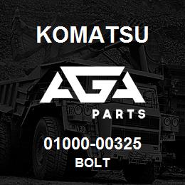 01000-00325 Komatsu BOLT | AGA Parts