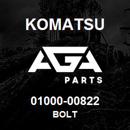 01000-00822 Komatsu BOLT | AGA Parts