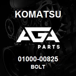 01000-00825 Komatsu BOLT | AGA Parts