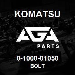 0-1000-01050 Komatsu BOLT | AGA Parts