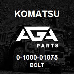 0-1000-01075 Komatsu BOLT | AGA Parts