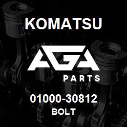 01000-30812 Komatsu BOLT | AGA Parts