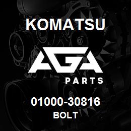 01000-30816 Komatsu BOLT | AGA Parts