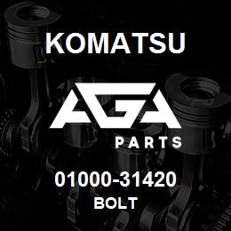 01000-31420 Komatsu BOLT | AGA Parts
