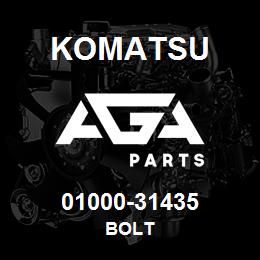 01000-31435 Komatsu BOLT | AGA Parts