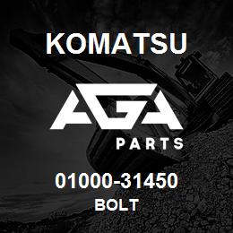 01000-31450 Komatsu BOLT | AGA Parts