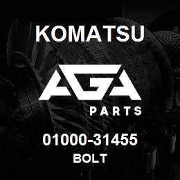 01000-31455 Komatsu BOLT | AGA Parts