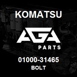 01000-31465 Komatsu BOLT | AGA Parts