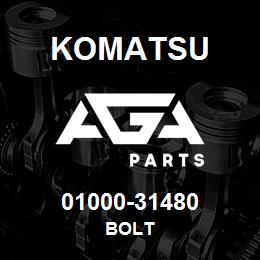 01000-31480 Komatsu BOLT | AGA Parts