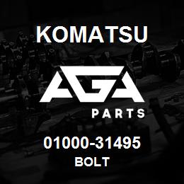 01000-31495 Komatsu BOLT | AGA Parts
