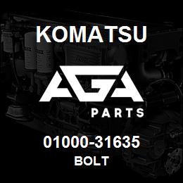 01000-31635 Komatsu BOLT | AGA Parts