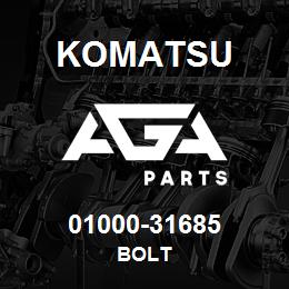 01000-31685 Komatsu BOLT | AGA Parts