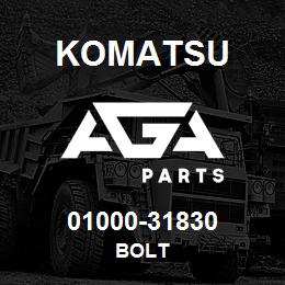 01000-31830 Komatsu BOLT | AGA Parts
