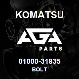 01000-31835 Komatsu BOLT | AGA Parts