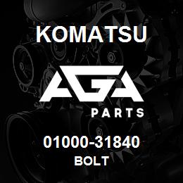 01000-31840 Komatsu BOLT | AGA Parts