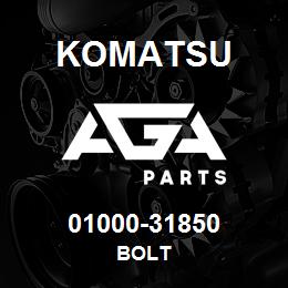 01000-31850 Komatsu BOLT | AGA Parts