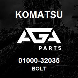 01000-32035 Komatsu BOLT | AGA Parts