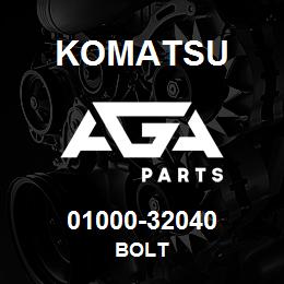 01000-32040 Komatsu BOLT | AGA Parts