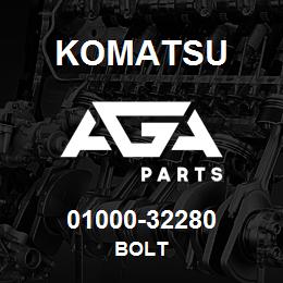 01000-32280 Komatsu BOLT | AGA Parts