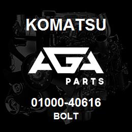 01000-40616 Komatsu BOLT | AGA Parts