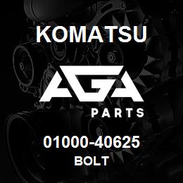 01000-40625 Komatsu BOLT | AGA Parts