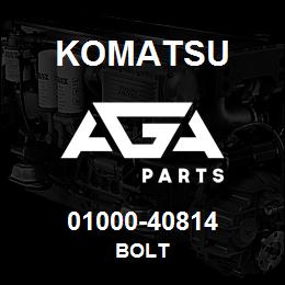 01000-40814 Komatsu BOLT | AGA Parts