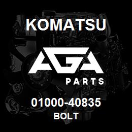 01000-40835 Komatsu BOLT | AGA Parts