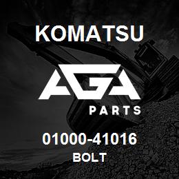 01000-41016 Komatsu BOLT | AGA Parts