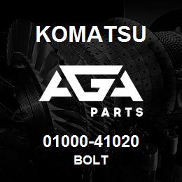 01000-41020 Komatsu BOLT | AGA Parts