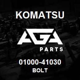01000-41030 Komatsu BOLT | AGA Parts