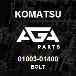 01003-01400 Komatsu BOLT | AGA Parts
