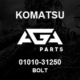 01010-31250 Komatsu BOLT | AGA Parts