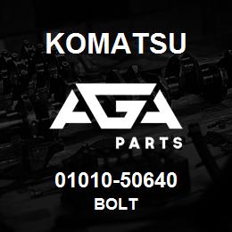 01010-50640 Komatsu BOLT | AGA Parts