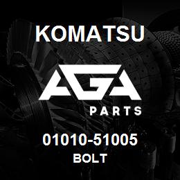 01010-51005 Komatsu BOLT | AGA Parts