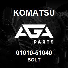 01010-51040 Komatsu BOLT | AGA Parts