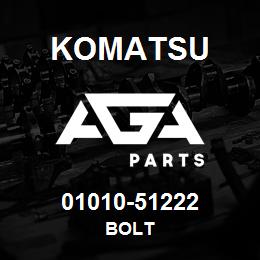 01010-51222 Komatsu BOLT | AGA Parts