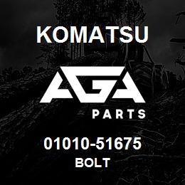 01010-51675 Komatsu BOLT | AGA Parts