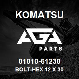 01010-61230 Komatsu BOLT-HEX 12 X 30 | AGA Parts