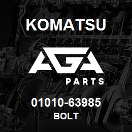 01010-63985 Komatsu BOLT | AGA Parts