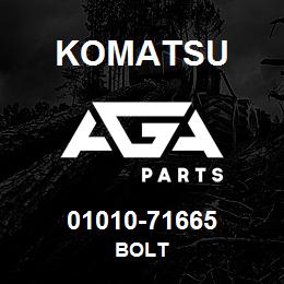 01010-71665 Komatsu BOLT | AGA Parts