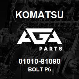 01010-81090 Komatsu BOLT P6 | AGA Parts