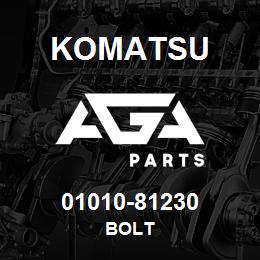 01010-81230 Komatsu BOLT | AGA Parts