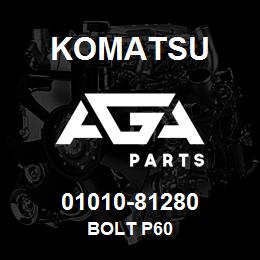 01010-81280 Komatsu BOLT P60 | AGA Parts
