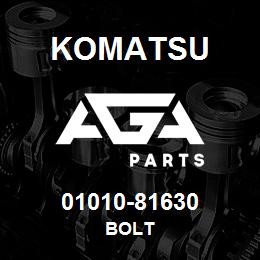 01010-81630 Komatsu BOLT | AGA Parts