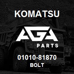 01010-81870 Komatsu BOLT | AGA Parts