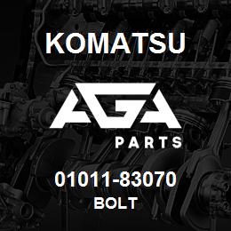 01011-83070 Komatsu BOLT | AGA Parts