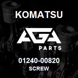 01240-00820 Komatsu SCREW | AGA Parts